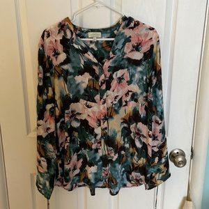 Lucky Brand Floral Blouse
